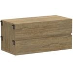 Flexi Storage Studio Oak Silhouette 2 Drawer Unit