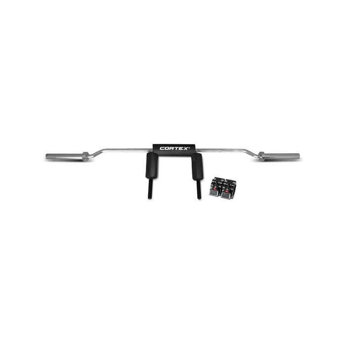 CORTEX Safety Squat Olympic Barbell with Lock Jaw Collars
