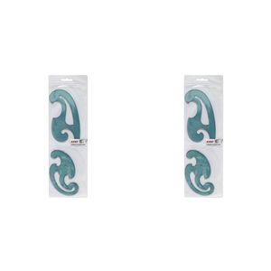 2x Kent French Curve Set Home/school Stationery Technical Drawing/graphic Design