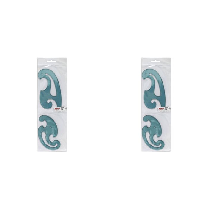 2x Kent French Curve Set Home/school Stationery Technical Drawing/graphic Design