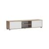 Design Square Samuel Lowline Entertainment Unit TV Stand W/ 2-Doors 180cm - Oak/White