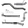 Ignite Exhausts Turbo Back For Isuzu D-max 4jj3 Cat & Hotdog Raw Aluminised Steel