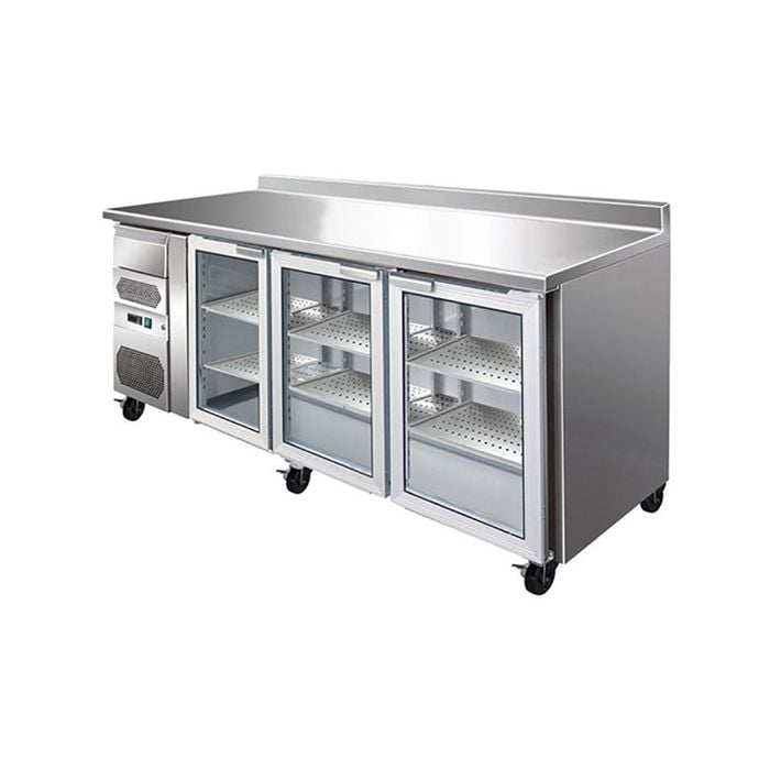 Thermaster Under Bench Three Door Tropicalised Bar Fridge - 543L CM20G