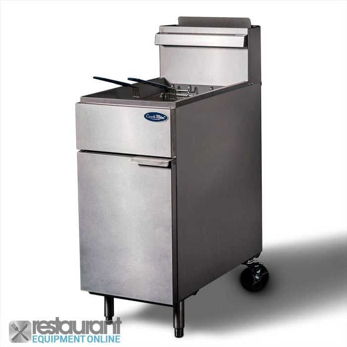 Cookrite 84mj/h 3 Tubes Gas Deep Fryer Ng Atfs-40-ng