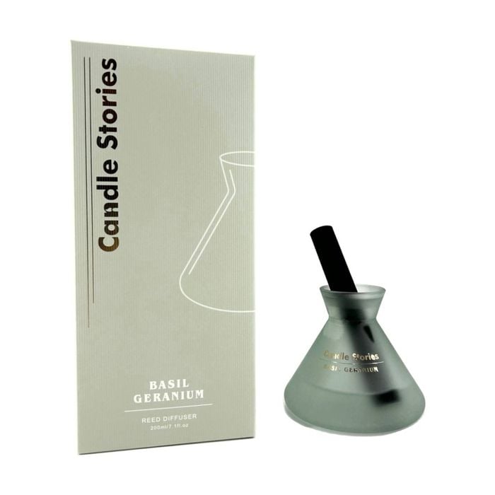 More Than Party Conical Reed Diffuser Home Fragrance Basil Geranium 200ml