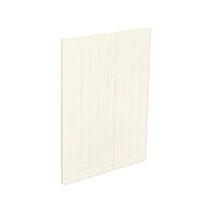 Kaboodle 800 x 900mm Antique White Country Corner Base Cabinet Door