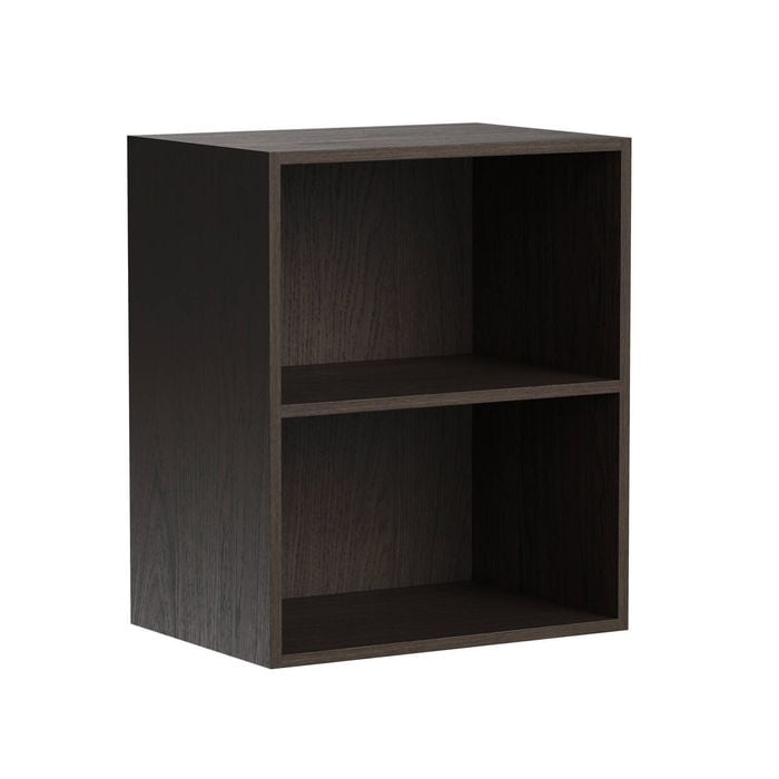 Kaboodle 800-899mm Truffle Oak Customisable Deep Wall Open Shelf