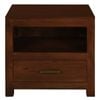 Centrum Furniture Paris 1 Drawer Lamp Table - Mahogany