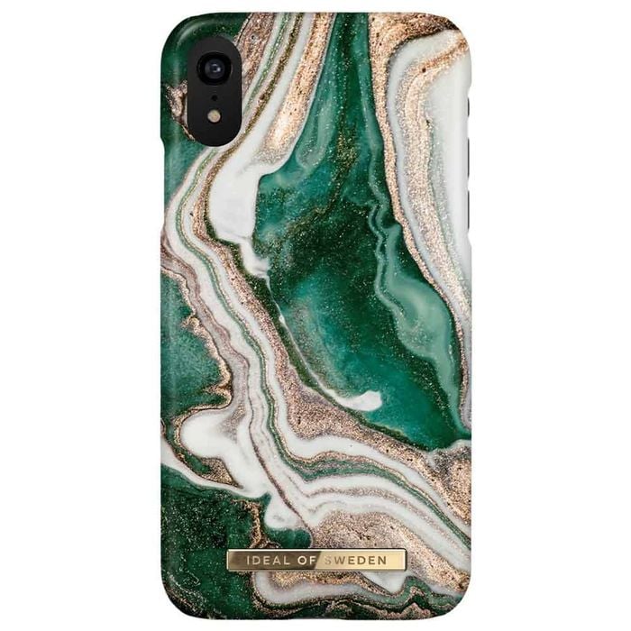 Ideal Of Sweden Fashion Case (suits Iphone 11/xr) - Golden Jade Marble