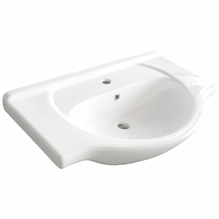 Estilo 750mm Ceramic Basin With 1 Tap Hole