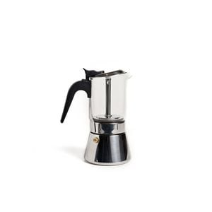 Coffee Culture Stainless Steel 10-Cup/360ml Brewing Espresso Moka Pot Silver