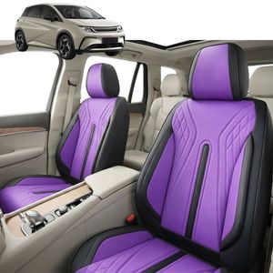 Australian Goose Front Seat Covers for BYD Dolphin 2023 - Current (Dynamic,Premium) - PU Leather, Purple (2pc)