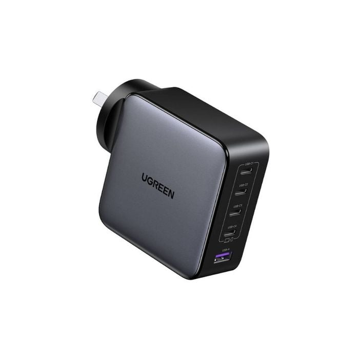 Ugreen Nexode 100w 5 Port Gan Ii Fast Charger Usb C Multi Device Desktop Charging Hub Au Plug