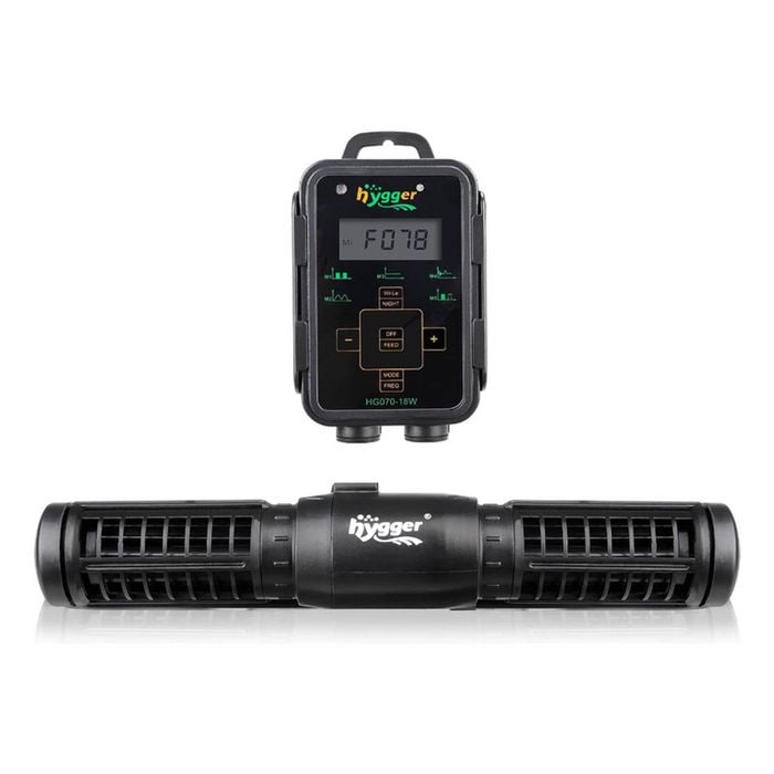 Hygger Cross-flow Wave Pump 18W - Black - Black | One size | HG-070-18W
