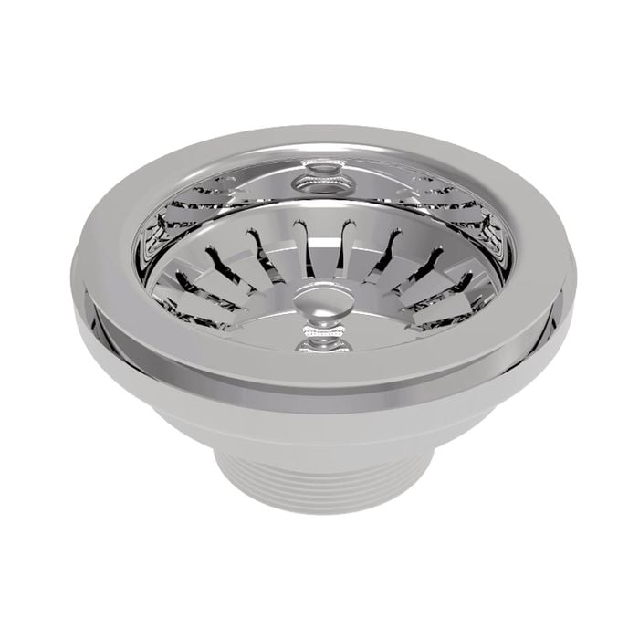 Abey 90 x 50mm Stainless Steel Strainer Basket