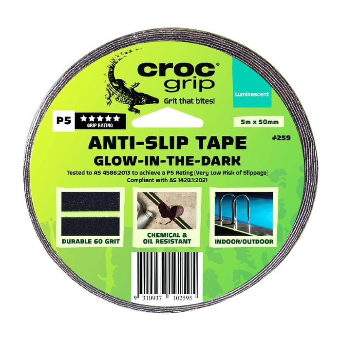 Croc Grip 48mm x 5m Glow-In-The-Dark Anti-Slip Tape