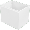 CIBO 600mm Gloss White Tonic Wall Hung Vanity - Cabinet Only