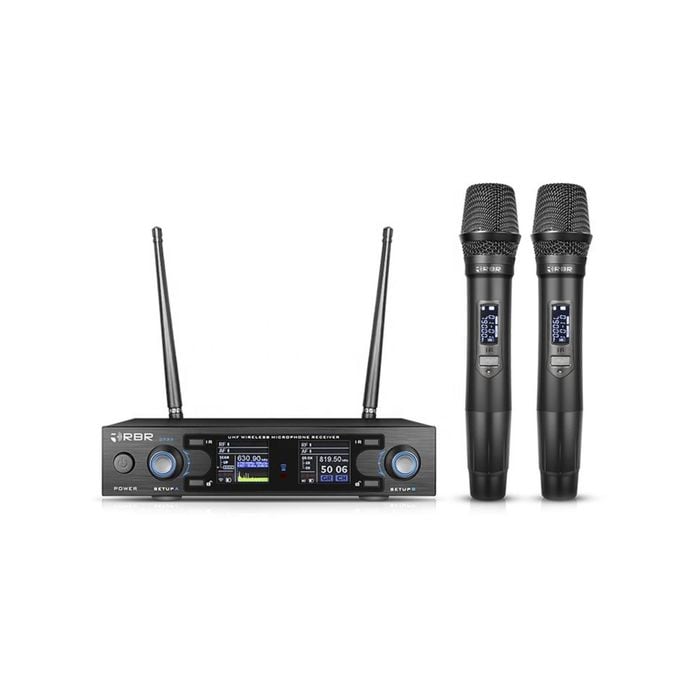 RBR D733 Digital UHF Wireless Microphone USB Charging Karaoke