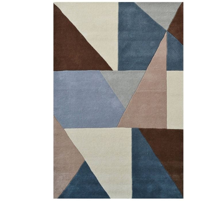 Prism Modern Handmade Wool Rug - 6233 - Grey - 190x280cm