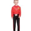 The Wiggles Halloween Costume Child Red Wiggle Skivvy & Pants Set for Kids - Red, 3-5 Years