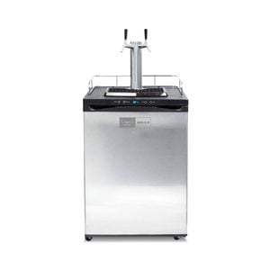 A Man & His Cave GEN 2.0 S/Steel Kegerator Double Tap Beer Dispenser 84x60cm