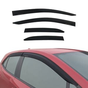AUSGO Luxury Weather Shields for Toyota Corolla Hatch 2018-Onwards Weathershields Window Visors Wind Deflectors