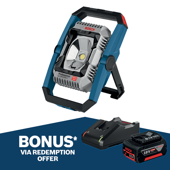 Bosch 18V Professional 2200lm LED Worklight Skin Only Bunnings