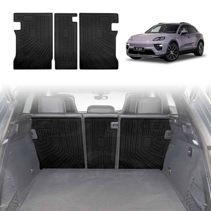 Back Seat Protector for Porsche Macan Electric 2024-Onwards  Car Seat Kick Mats Cover