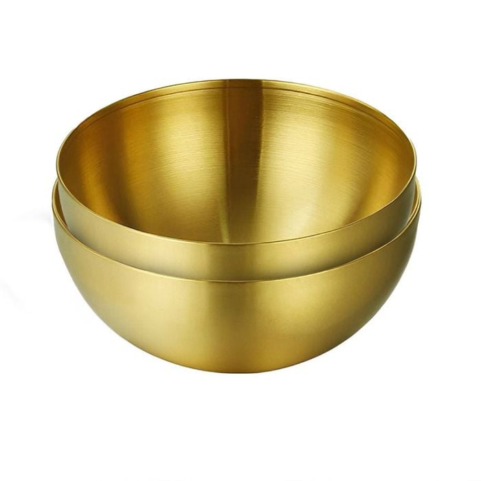 SOGA 15cm Gold Salad Bowl – Model 201