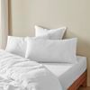 Natural Home Bamboo King Pillowcase White Twin Pack