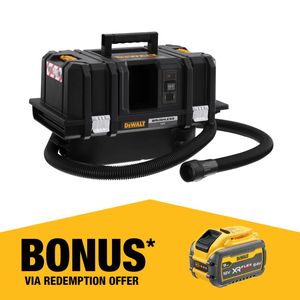 DeWALT 54V FlexVolt Cordless M Class Wet/Dry Vacuum Dust Extractor DCV586MN-XJ - Skin Only