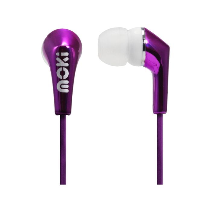 Moki Metallics On The Go Portable Earphones - PINK