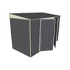 Build-a-Shed 3.0 x 1.5 x 2.0m Zinc Double Hinge Door Narrow Shed - Grey