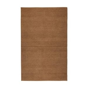 Colorscope knots contemporary indoor rug handspun textured chestnut 245x305cm