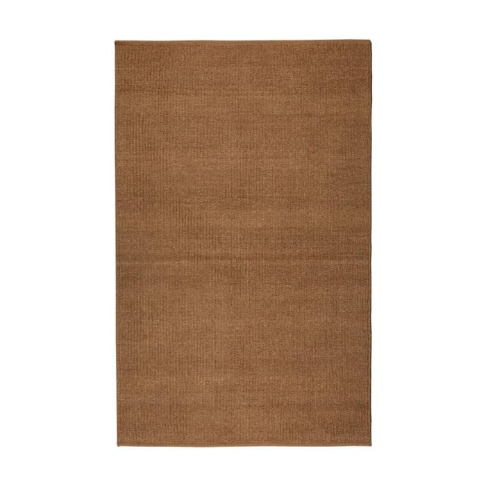 Colorscope knots contemporary indoor rug handspun textured chestnut 245x305cm