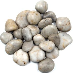 Tuscan Path 1.5kg 30-50mm Stone Polished Quartz Pebbles