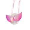 Barbie Iridescent Foil Fabric Bag Kids/Children Costume Party Accessory Pink
