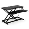 Advwin 80cm Sit Standing Desk Riser Height Adjustable Black