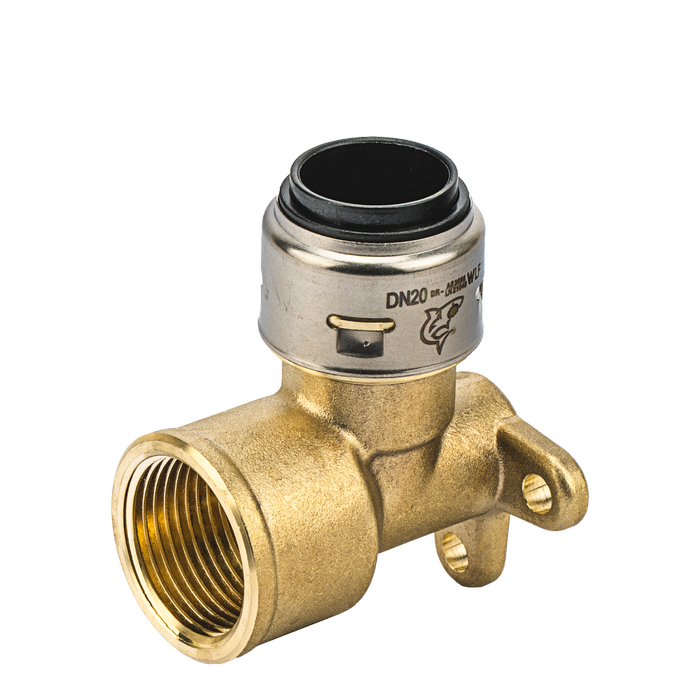 SharkBite Max DN20 x ¾″ BSP Female Threaded Copper Lugged Elbow