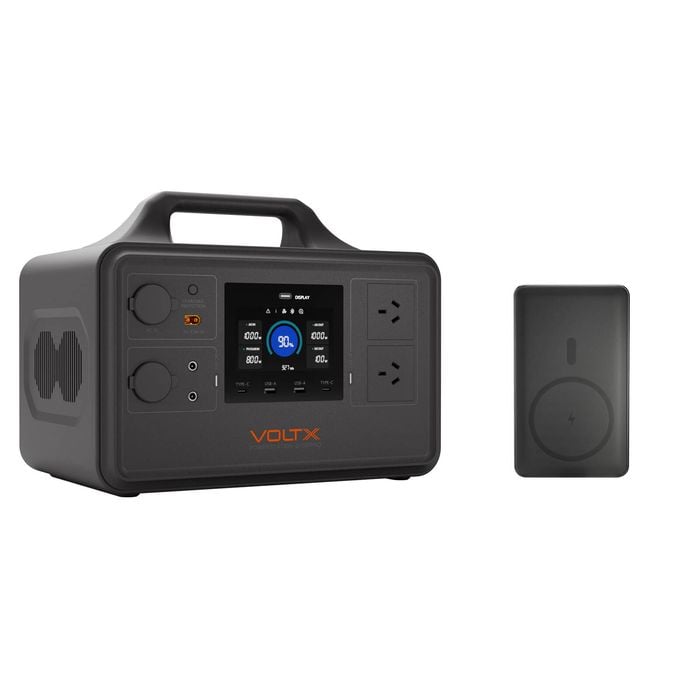 Voltx 1800w 1030wh Power Station + 10000mah Power Bank – Portable Solar Generator For Camping, Home Backup & Emergency Power