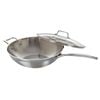 Iconix Stainless Steel Wok With Lid & Helper Handle 32cm Baccarat
