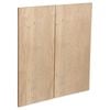 Kaboodle Hazelnut V Modern Corner Base Cabinet Door - 2 Pack