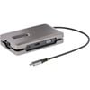 Startech.com Usb-c Multiport Adapter W/usb-c Dp Alt Mode Video/4k Hdmi/vga, Usb-c Dual Monitor Docking Station