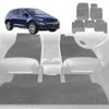 6D Diamond Car Floor Mats for Mazda CX-7 2006-2012-Full Set-Grey-Outback GT