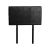 Palermo PU Leather Single Bed Headboard in Black