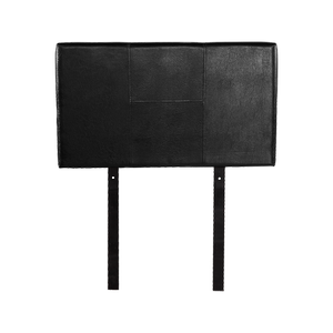 Palermo PU Leather Single Bed Headboard in Black
