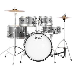 Pearl Roadshow Junior 5-piece 16" Acoustic Drum Kit W/ Hardware & Cymbals (grindstone Sparkle)
