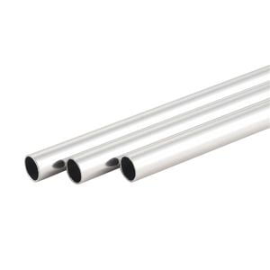 Miles Nelson Towel Rail Tube 600mm Satin Chrome - 600mm