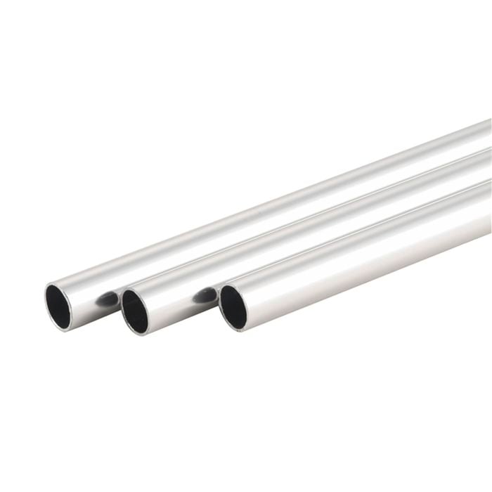 Miles Nelson Towel Rail Tube 600mm Satin Chrome - 600mm