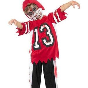 Quarterback Zombie Boys American Football Player Halloween Costume - Xlarge